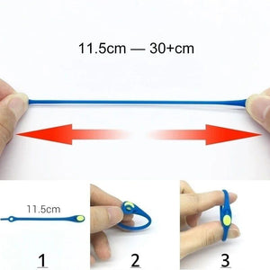 Super elastyczne sznurówki bez wiązania (14 sztuk)